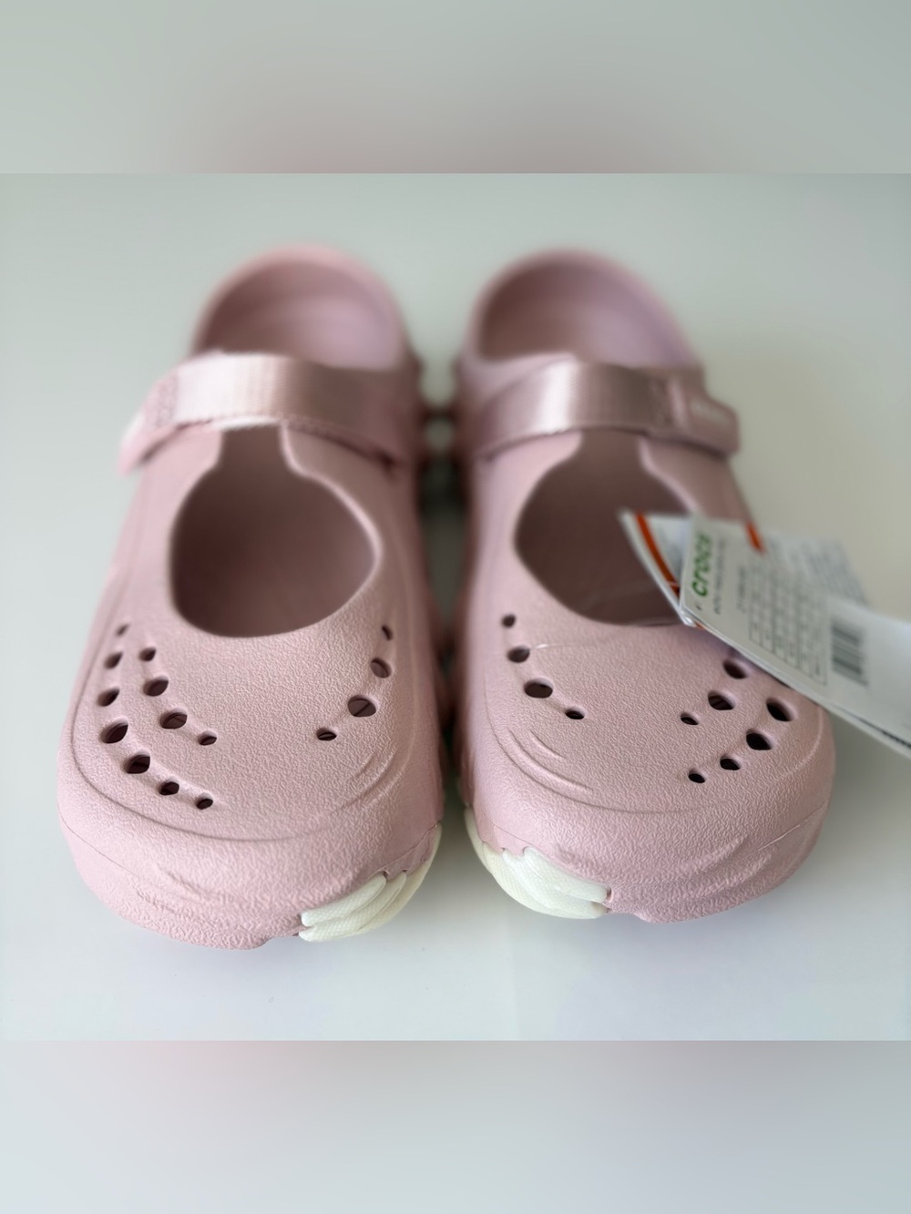 Crocs Echo Mary Jane Clog Pink Women’s Size 11 New With Tags Lightweight Comfort - Picture 3 of 12